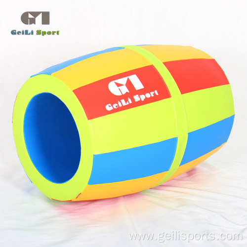 Colorful Kids Soft Rainbow Barrel Toy